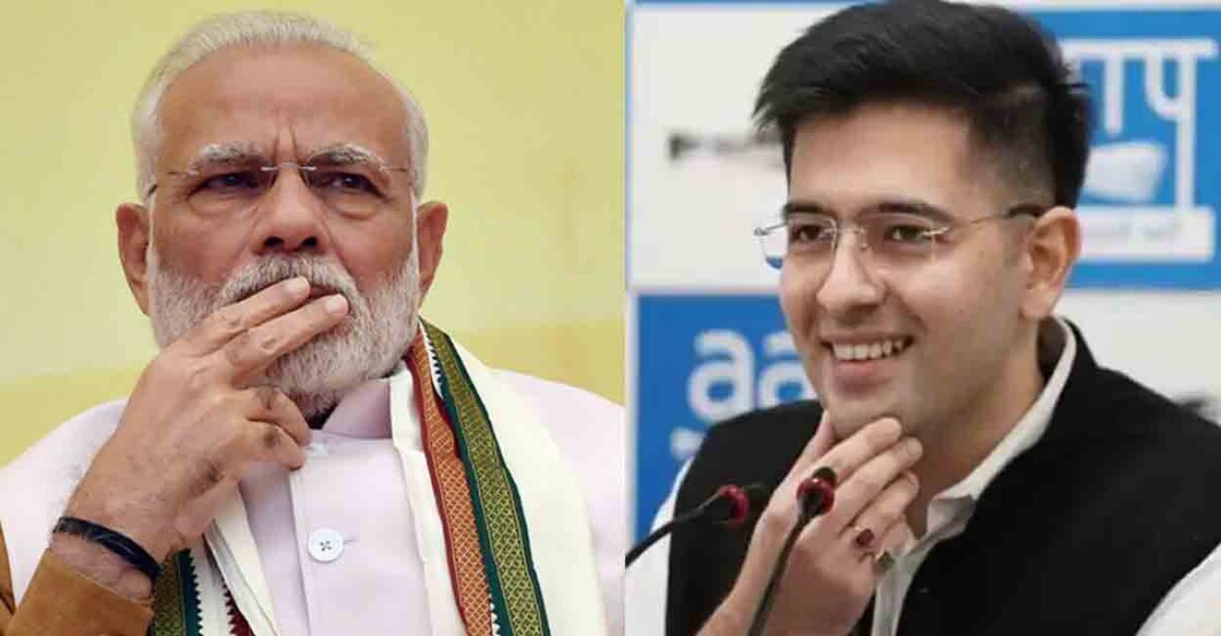 modi-raghav നരേന്ദ്ര മോദി, രാഘവ് ഛദ്ദ