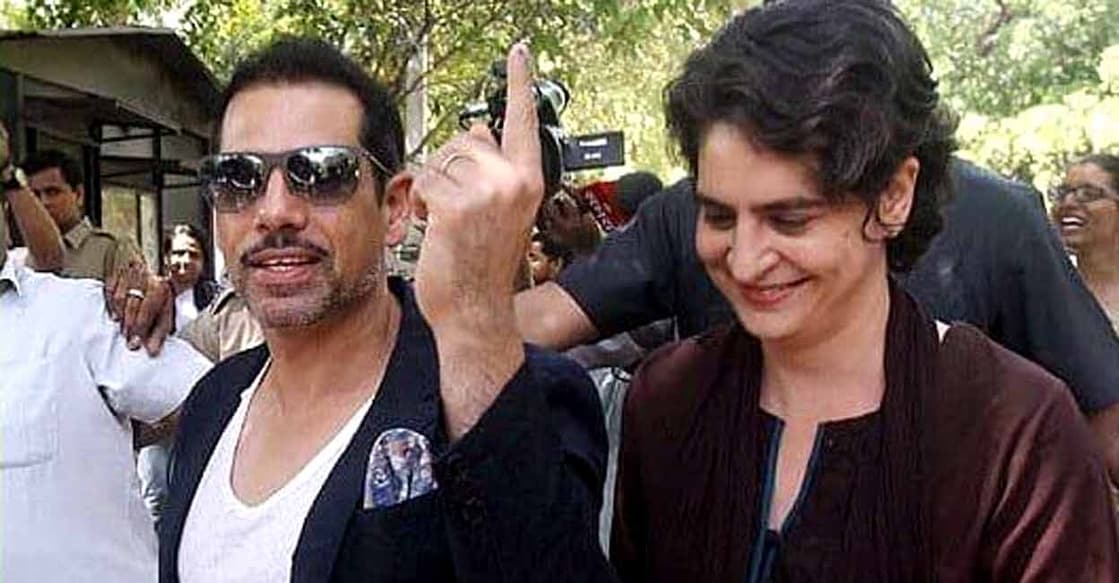 Robert Vadra, Priyanka Gandhi റോബർട്ട് വാധ്രയും പ്രിയങ്ക ഗാന്ധിയും (ഫയൽ ചിത്രം)