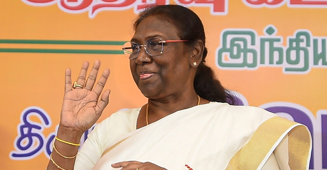 Draupadi Murmu | Photo: R Senthil Kumar, PTI ദ്രൗപദി മുർമു (Photo: R Senthil Kumar, PTI)