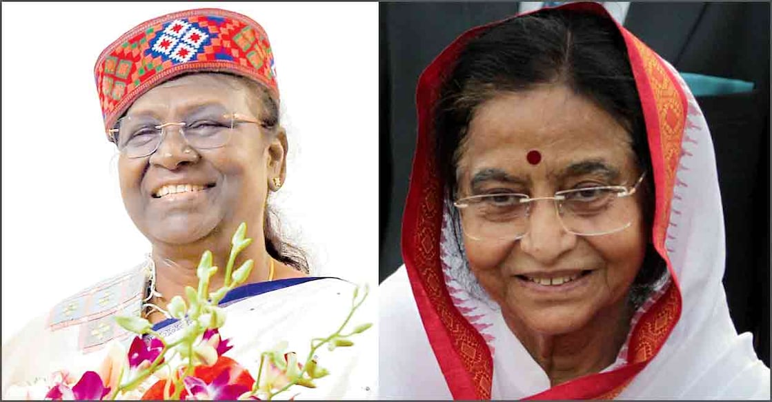 draupadi-murmu-and-pratibha-patil ദ്രൗപതി മുർമു, പ്രതിഭ പാട്ടീൽ