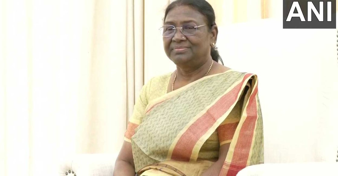 Draupadi Murmu | (Photo - Twitter / @ANI) ദ്രൗപദി മുർമു (Photo - Twitter / @ANI)