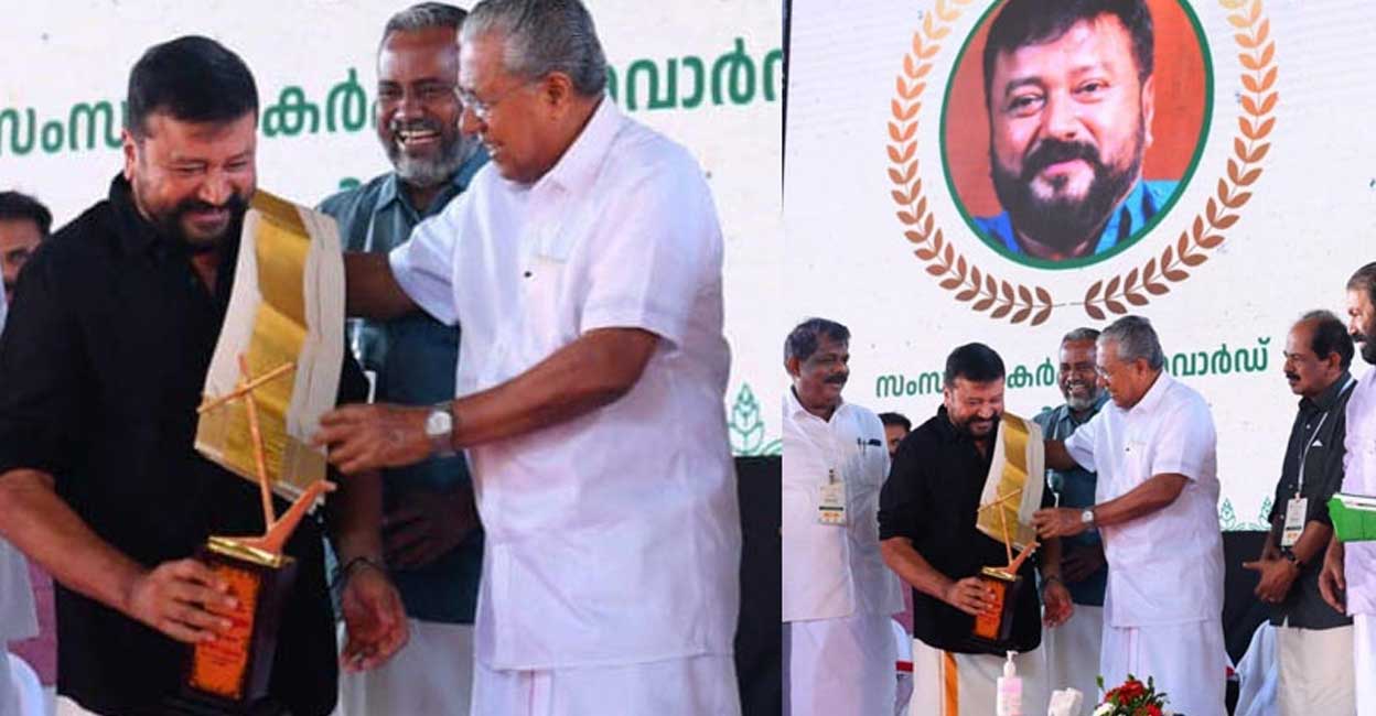 “Farmer Jayaram”  Honorable Key Minister  The star shared the joy – Condition Division of Agriculture actor Jayaram |  Pinarayi Vijayan Farmers Day |  Manorama Information