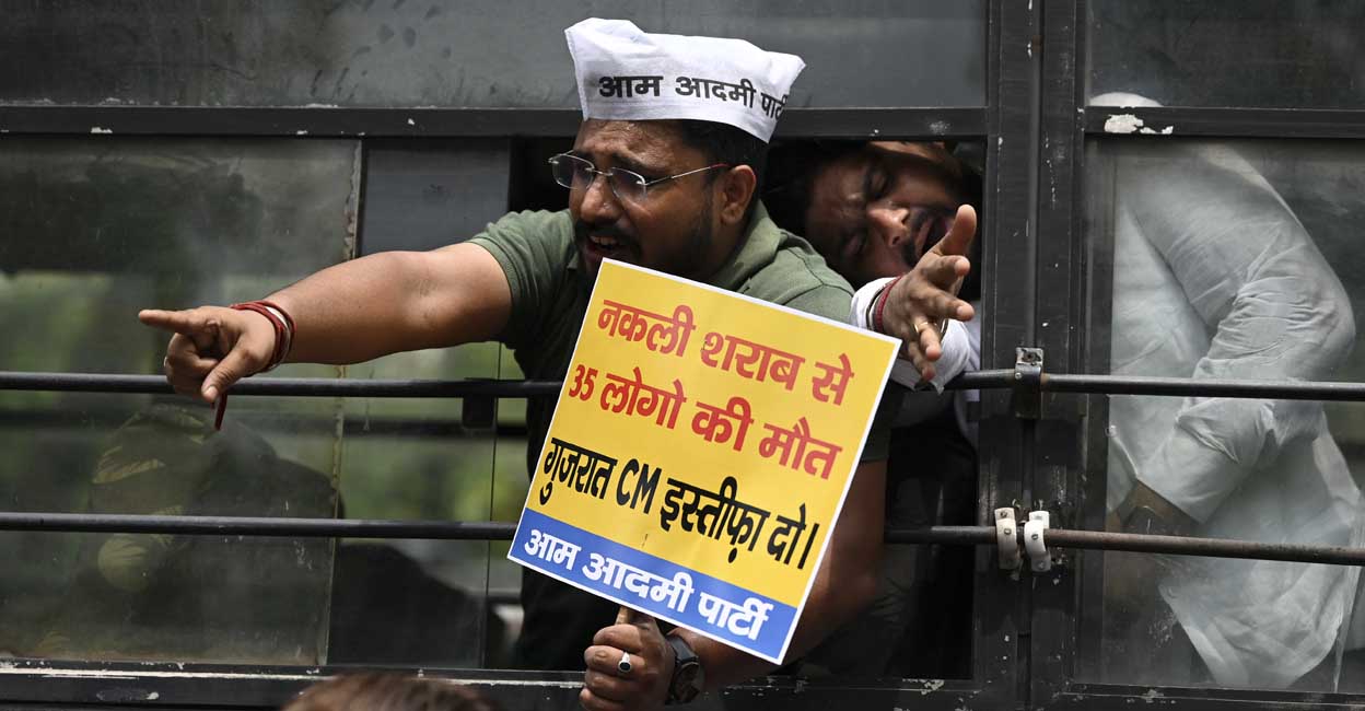 INDIA-POLITICS-PROTEST