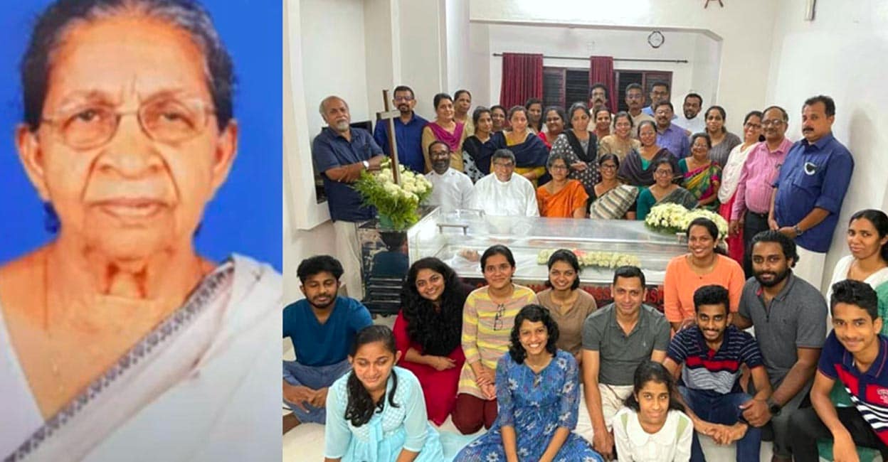 ‘Ammachi was happily despatched absent  Why poor propaganda ‘  Spouse and children states: viral picture |  Funeral picture Social media News Manorama