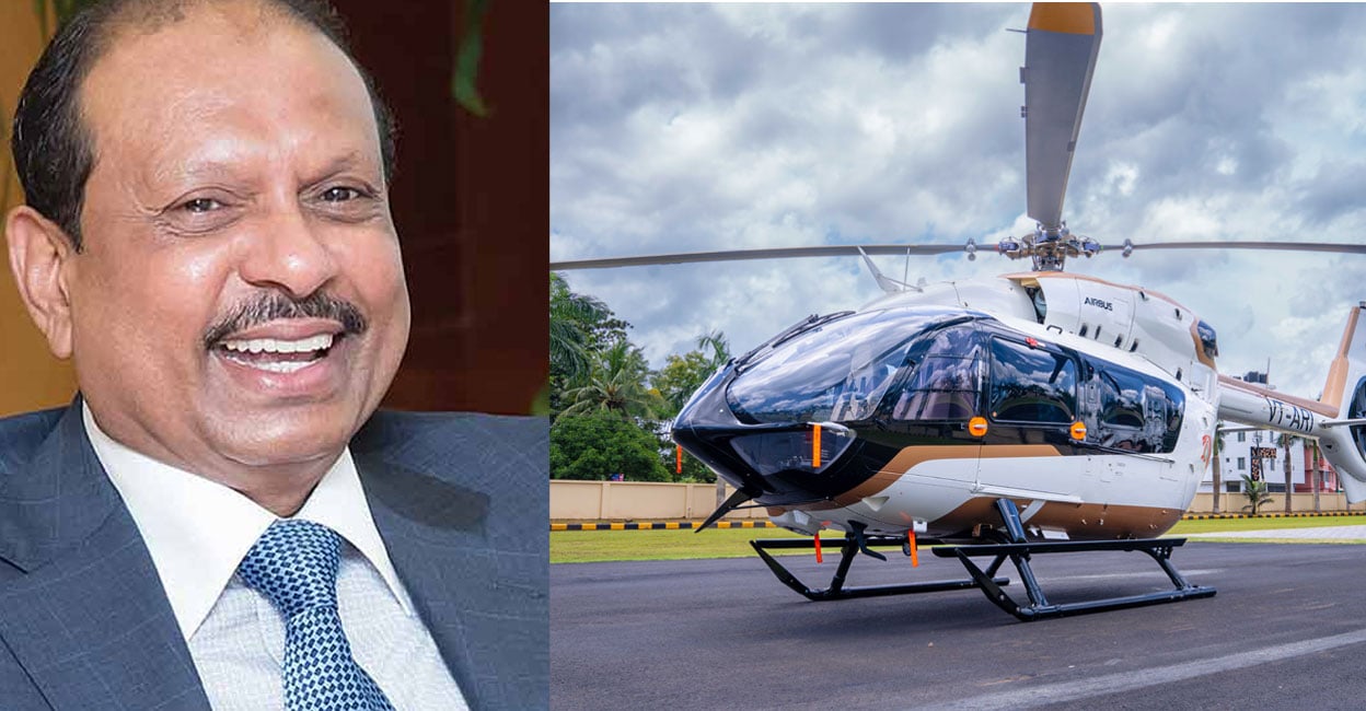 4 leaves, pace 246 km / h  Yusufali owns the H145 helicopter – MA Yusuf Ali |  H145 helicopter