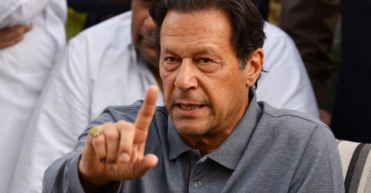 Imran Khan (Photo by Farooq NAEEM / AFP)