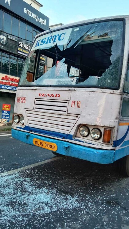 പോപ്പുലർ ഫ്രണ്ട് ഹർത്താലിൽ വ്യാപക അക്രമം