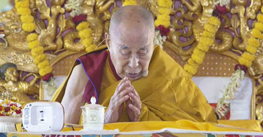 Dalai Lama | Photo: ANI, Twitter ദലൈലാമ (ചിത്രം: എഎൻഐ, ട്വിറ്റർ)