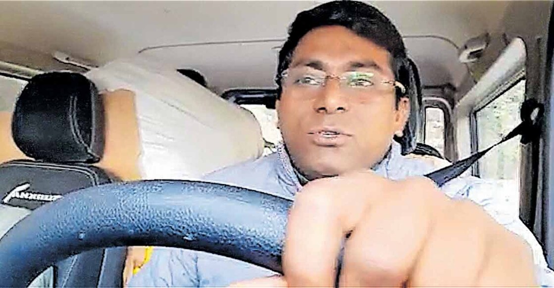 fr-melvin ജോഷിമഠിലേക്ക് സാധനങ്ങൾ നിറച്ച വാഹനം ഓടിച്ചു പോകുന്ന ഫാ. മെൽവിൻ. സമൂഹമാധ്യമത്തിൽ പങ്കുവച്ച വിഡിയോയിലെ ദൃശ്യം.