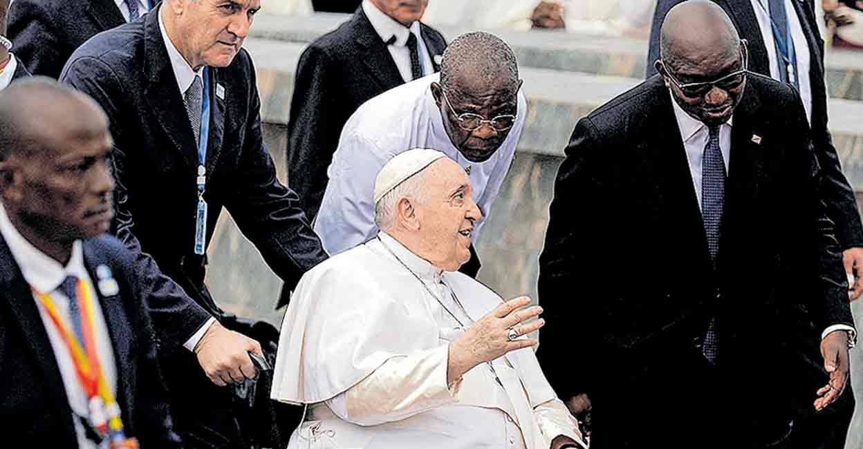 Pope Francis visits Congo |  Malayalam News, World News |  Manorama Online