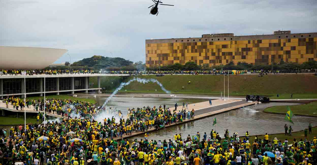 Rebellion in Brazil;  Parliament, Supreme Court and Presidential Palace attacked – Brazil |  Attack |  Malayalam News