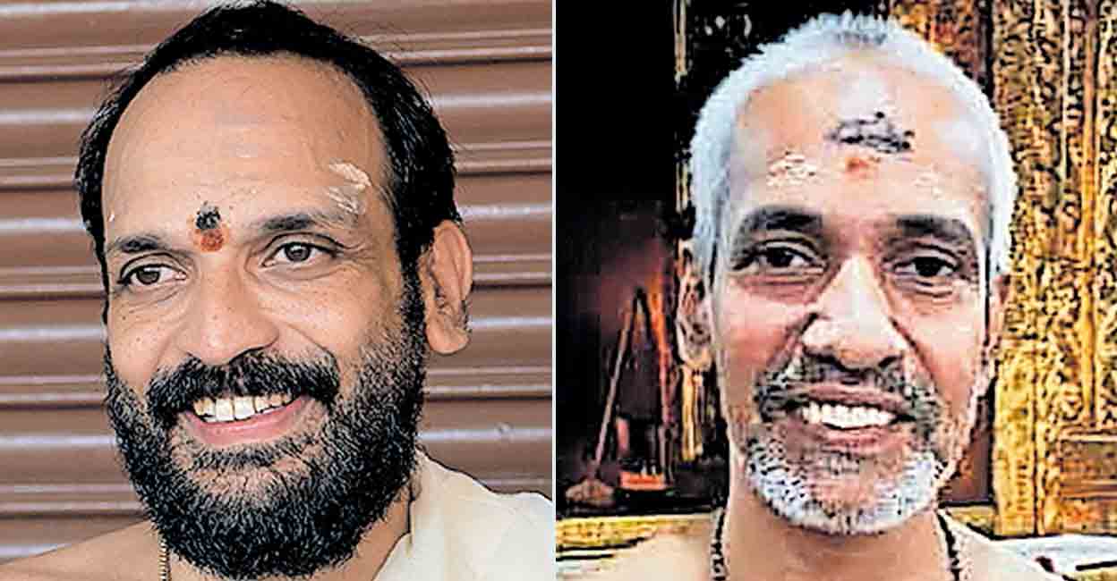 PN Mahesh and PG Murali elected as Sabarimala Melshanthi and Malikappuram Melishanti