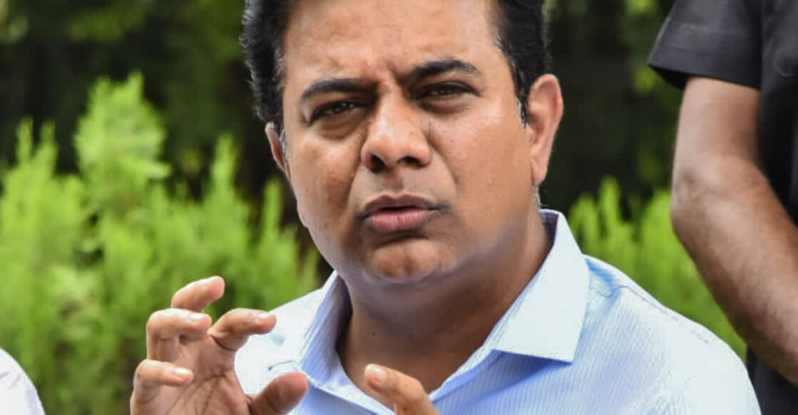 കെ.ടി.രാമറാവു (PTI Photo)
