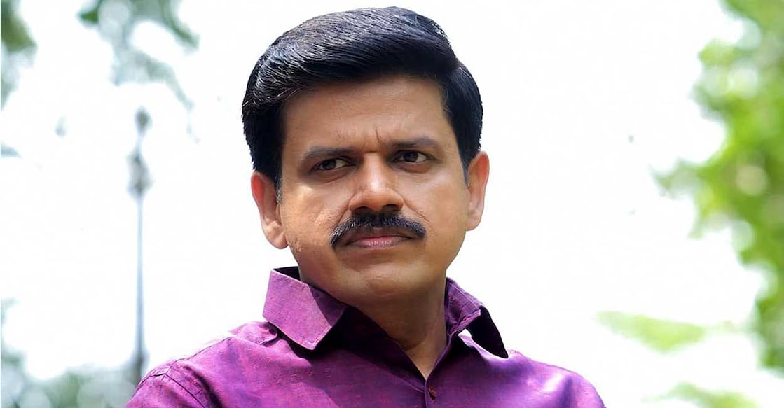 Sandeep Warrier Photo: Facebook/Sandeepvarierbjp സന്ദീപ് വാരിയർ. Photo: Facebook/Sandeepvarierbjp