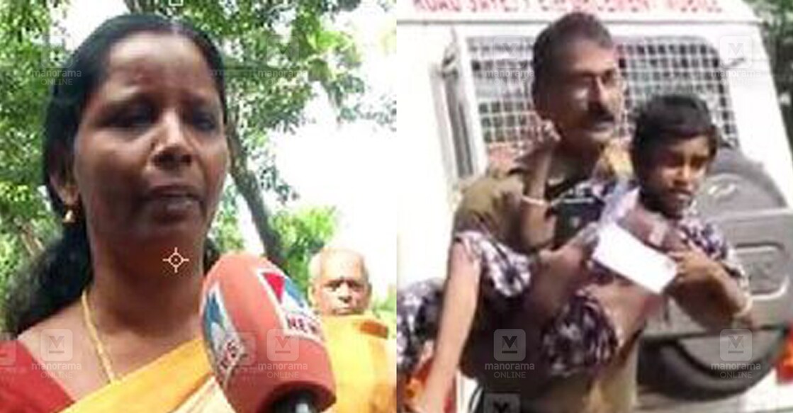 സന്തോഷം പങ്കുവയ്ക്കുന്ന നാട്ടുകാരി (Videograb:ManoramaNews)