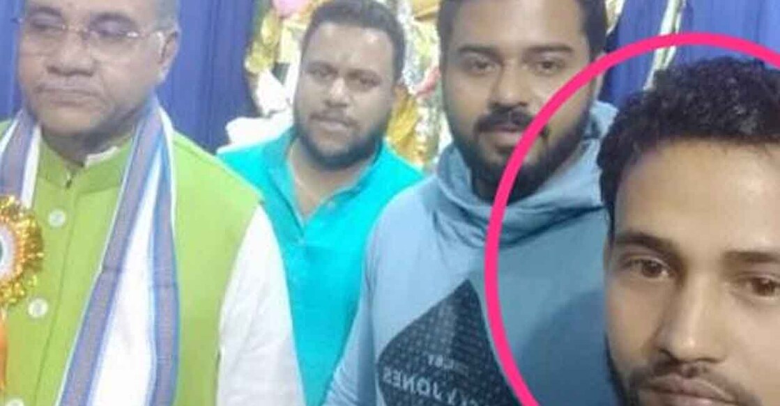 തപസ് റോയ്‌ക്കൊപ്പം ലളിത് ഝാ. Photo: @DrSukantaBJP /Twitter