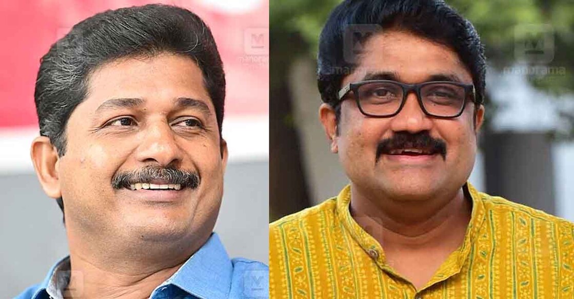 എം.സ്വരാജ്,എ.എ.റഹീം. ചിത്രം∙മനോരമ