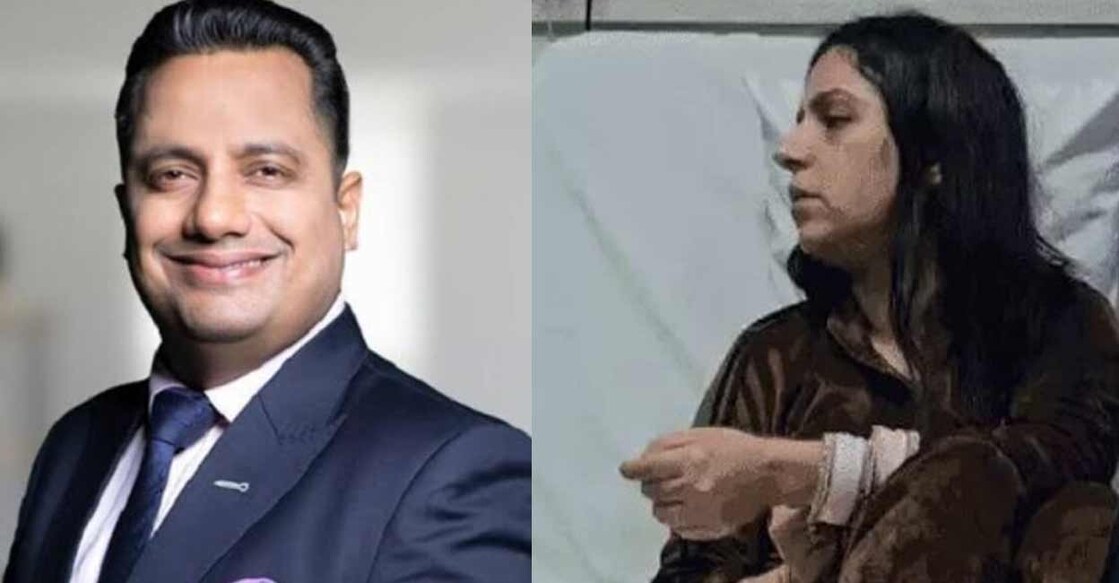 vivek-wife വിവേക് ബിന്ദ്ര(ഇടത്), പരുക്കേറ്റ് ആശുപത്രിയിൽ കഴിയുന്ന യാനിക (ഇടത്). ചിത്രം: @imrowdy_rathore/X Platform