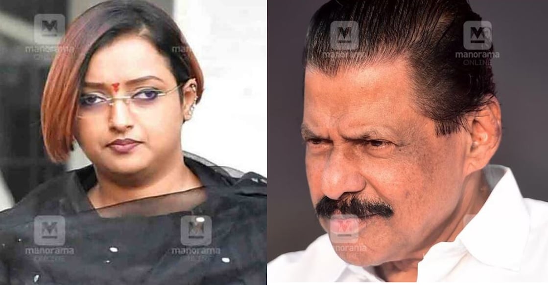 SWAPNA-M-V-GOVINDAN സ്വപ്ന സുരേഷ് (ഫയൽ ചിത്രം),എം.വി. ഗോവിന്ദൻ. (ഫയൽ ചിത്രം: അരവിന്ദ് വേണുഗോപാൽ ∙ മനോരമ)