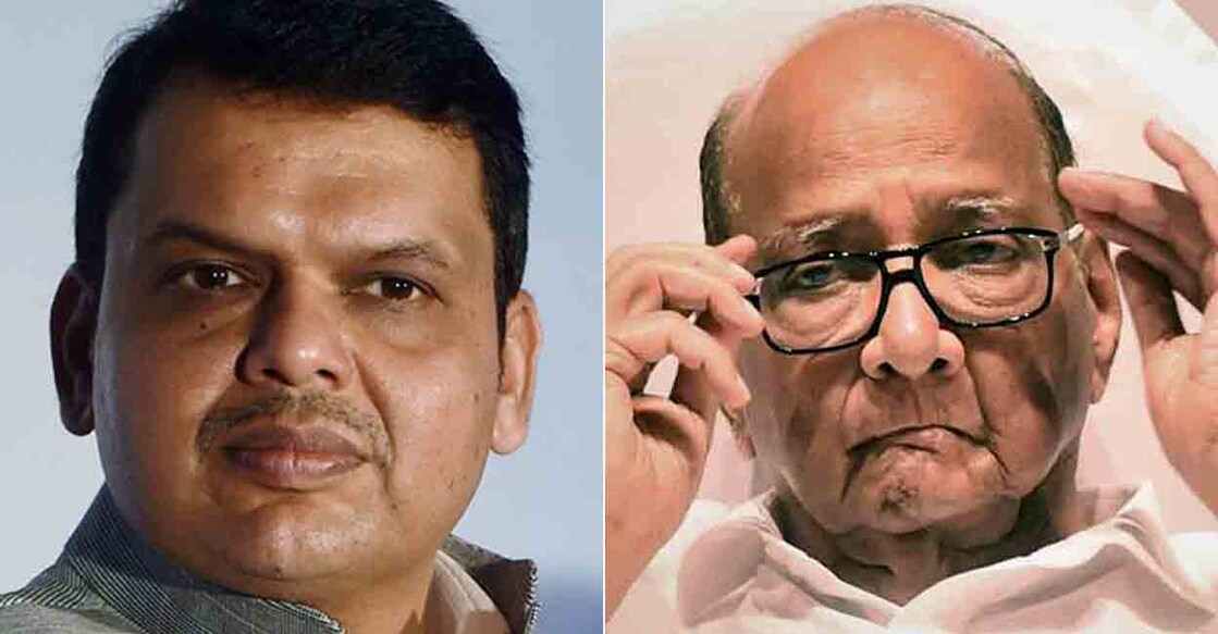 ദേവേന്ദ്ര ഫഡ്‌നാവിസ്, ശരദ് പവാർ