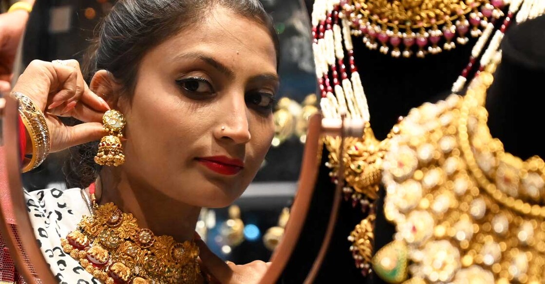 India-Gold-Price-Hike ചിത്രം: Narinder NANU / AFP