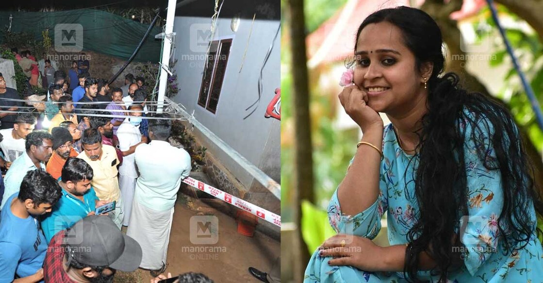anumol-murder വീടിനു മുന്നിൽ തടിച്ചുകൂടിയ നാട്ടുകാർ, അനുമോൾ