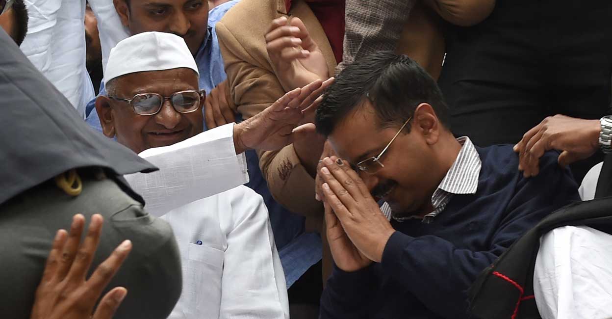 “On liquor policy, Kejriwal reminded of overlooked Principles by Anna Hazare”