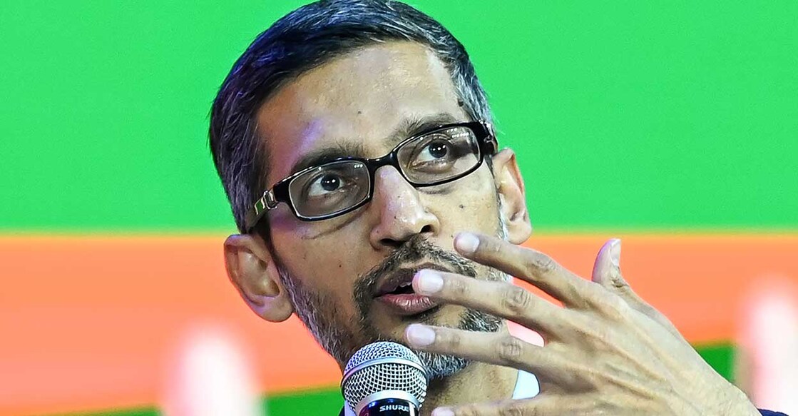 Sundar Pichai | (Photo by Sajjad HUSSAIN / AFP) സുന്ദർ പിച്ചൈ (Photo by Sajjad HUSSAIN / AFP)