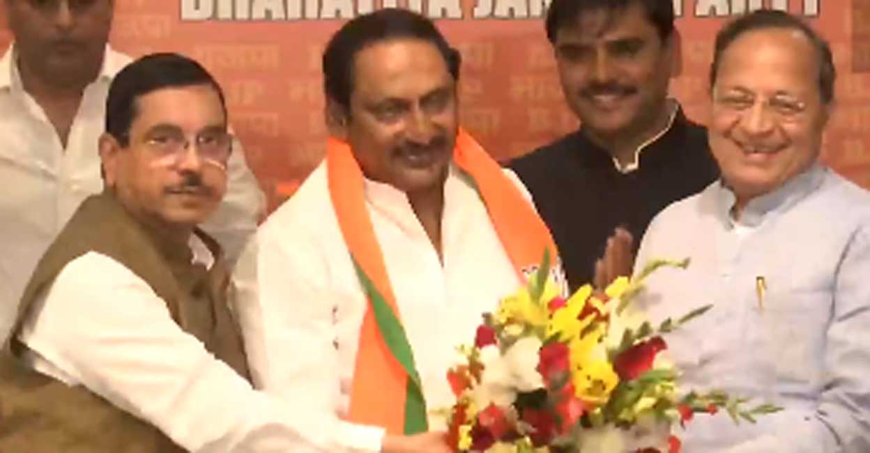 ആന്ധ്ര മുൻ മുഖ്യമന്ത്രി കിരൺ കുമാർ റെഡ്ഡി ബിജെപിയിൽ - Kiran Kumar Reddy ...