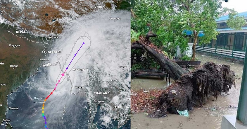 ഉഗ്ര രൂപത്തിൽ കരതൊട്ട് മോഖ; ബംഗാളിലും മ്യാൻമറിലും ശക്തമായ മഴ; അതീവ ജാഗ്രത