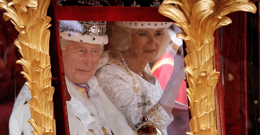 King Charles III coronations | (Photo by PIROSCHKA VAN DE WOUW / POOL / AFP)