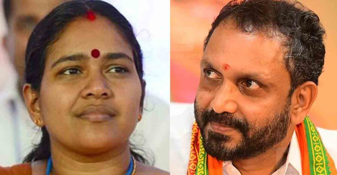 ശോഭ സുരേന്ദ്രൻ, കെ.സുരേന്ദ്രൻ
