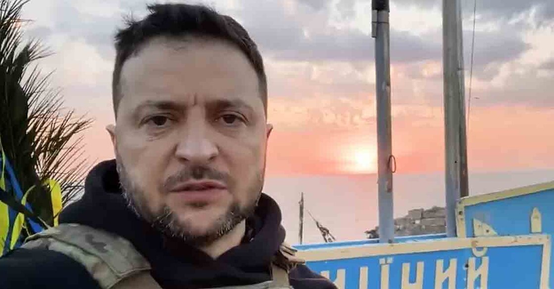 zelensky-1 സെലെൻസ്കി പങ്കുവച്ച വിഡിയോയിൽ നിന്ന്.