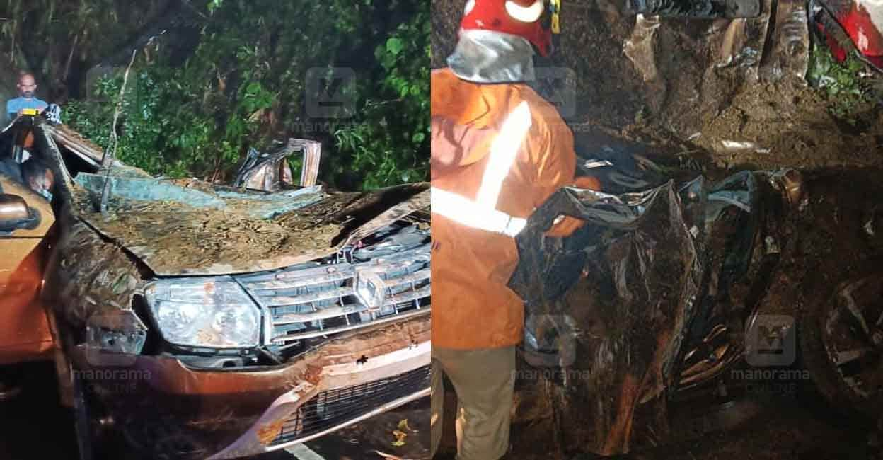 Tragic Accident in Idukki: Housewife Killed by Landslide on National Highway