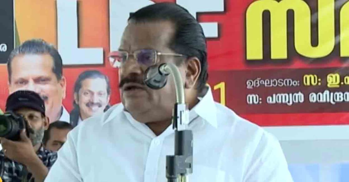 ep-jayarajan-speech ഇ.പി.ജയരാജൻ പ്രസംഗിക്കുന്നു (വിഡിയോയിൽ നിന്ന്)