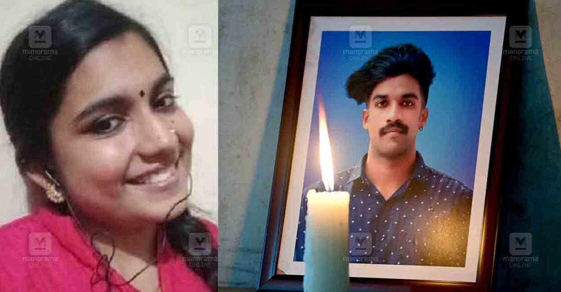 ഗ്രീഷ്മ, ഷാരോൺ രാജ് (File Photos: Manorama)
