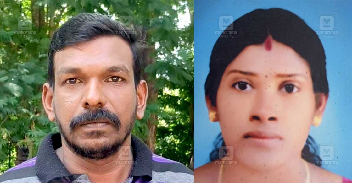 Nisha Murder | Santhosh | Thiruvananthapuram Crime (Photos - Special Arrangement) സന്തോഷ്, കൊല്ലപ്പെട്ട നിഷ (Photos - Special Arrangement)