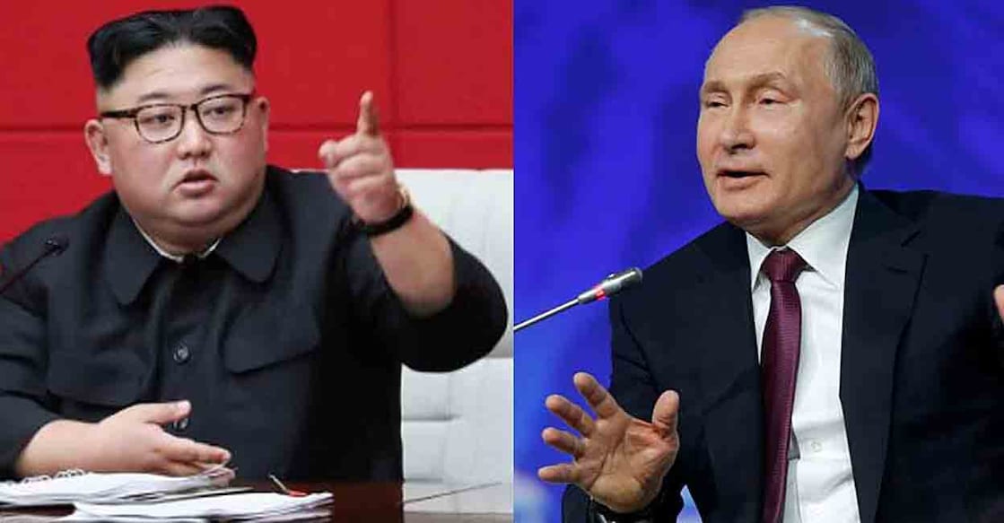 kim-jong-un-putin കിം ജോങ് ഉൻ, വ്ലാഡിമിർ പുട്ടിൻ (ചിത്രം: റോയിട്ടേഴ്സ്)
