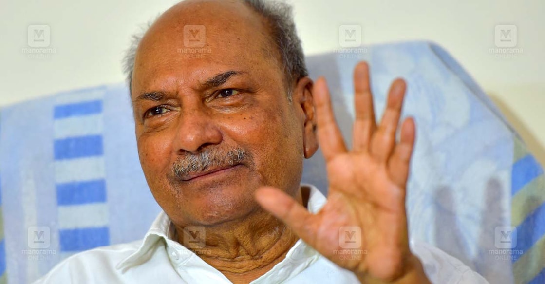 AK Antony (File Photo: J Suresh / Manorama) എ.കെ. ആന്റണി (ഫയൽ ചിത്രം: ജെ. സുരേഷ് ∙ മനോരമ)