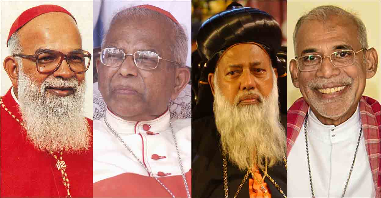 മേജർ ആർച്ച്ബിഷപ്പുമാർ നാല്; രണ്ടും കേരളത്തിൽ Four Major