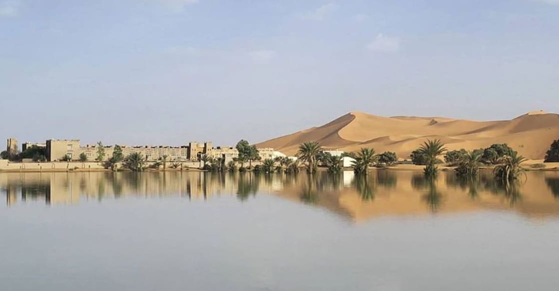 sahara-desert-flood-1210 സഹാറ മരുഭൂമിയിലെ വെള്ളപ്പൊക്കം. ചിത്രം: https://x.com/Ravi4Bharat