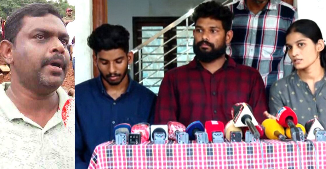 manaf-arjun-family മനാഫ്, അർജുന്റെ കുടുംബം. Photo: Arranged