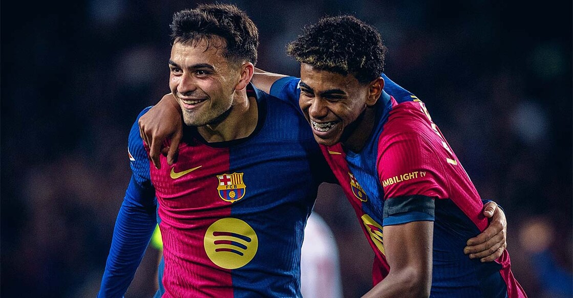 fc-barcelona-goal-celebration ഗോൾനേട്ടം ആഘോഷിക്കുന്ന ബാർസ താരങ്ങൾ (ബാർസിലോന പങ്കുവച്ച ചിത്രം)