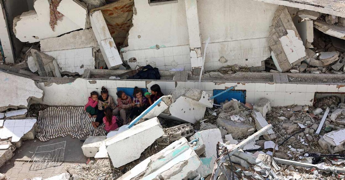 israel-attack-gaza-children (Photo by Omar AL-QATTAA / AFP)