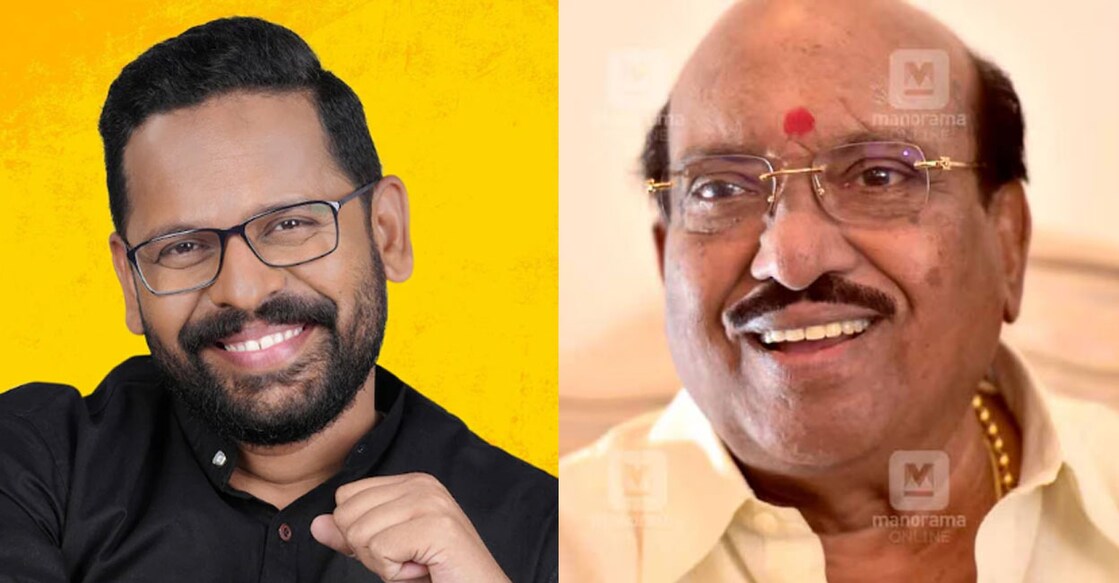 പി.സരിൻ, വെള്ളാപ്പള്ളി നടേശൻ. ചിത്രം: മനോരമ