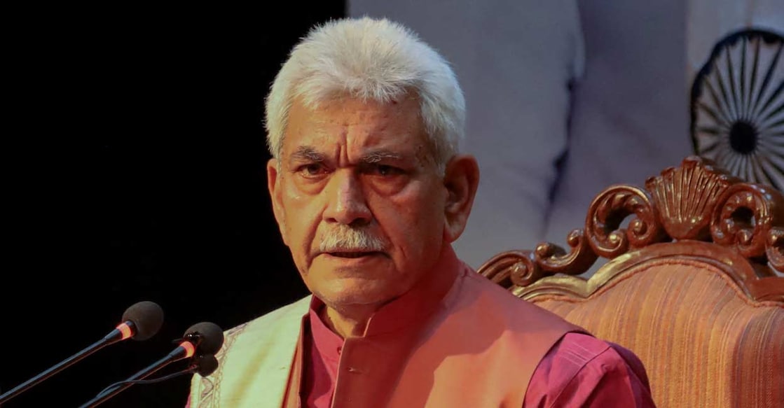 Manoj Sinha മനോജ് സിൻഹ (Photo by Sebastien BERGER / AFP)
