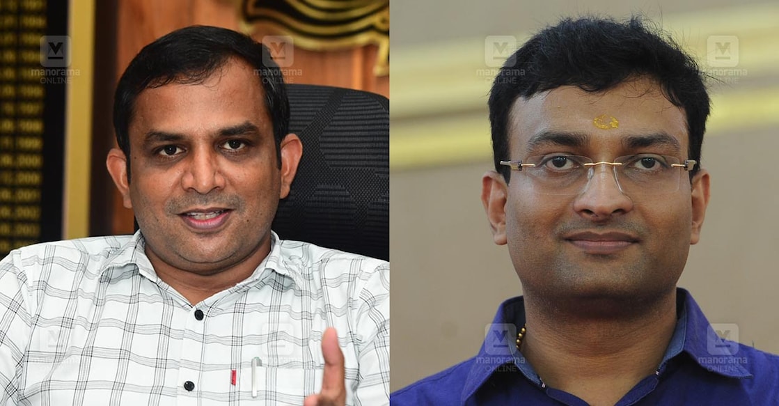 കെ.ഗോപാലകൃഷ്ണൻ, എന്‍.പ്രശാന്ത് (ചിത്രം : മനോരമ)