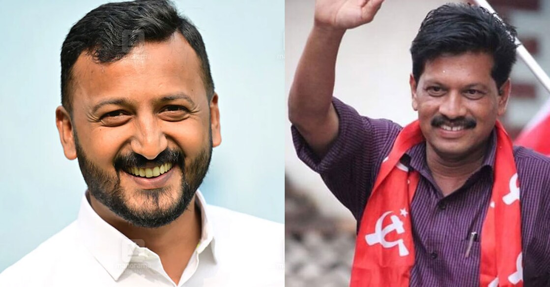 രാഹുല്‍ മാങ്കൂട്ടത്തില്‍ (File Photo: Manorama), യു.ആർ.പ്രദീപ് (Photo: Facebook)