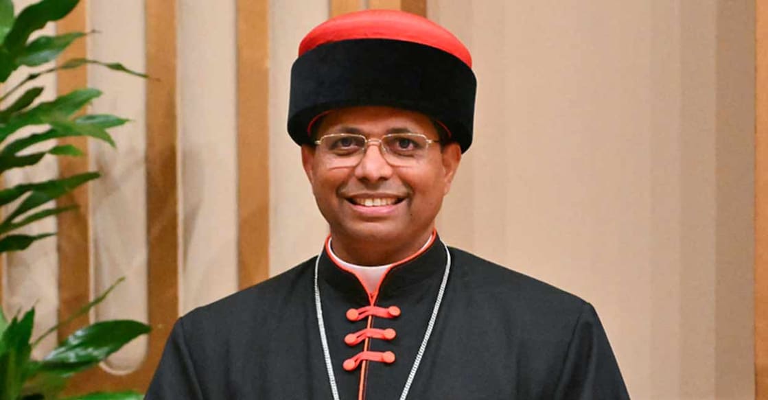 Cardinal Mar George Jacob Koovakad കർദിനാൾ മാർ ജോർജ് ജേക്കബ് കൂവക്കാട് (Photo by Andreas SOLARO / AFP)