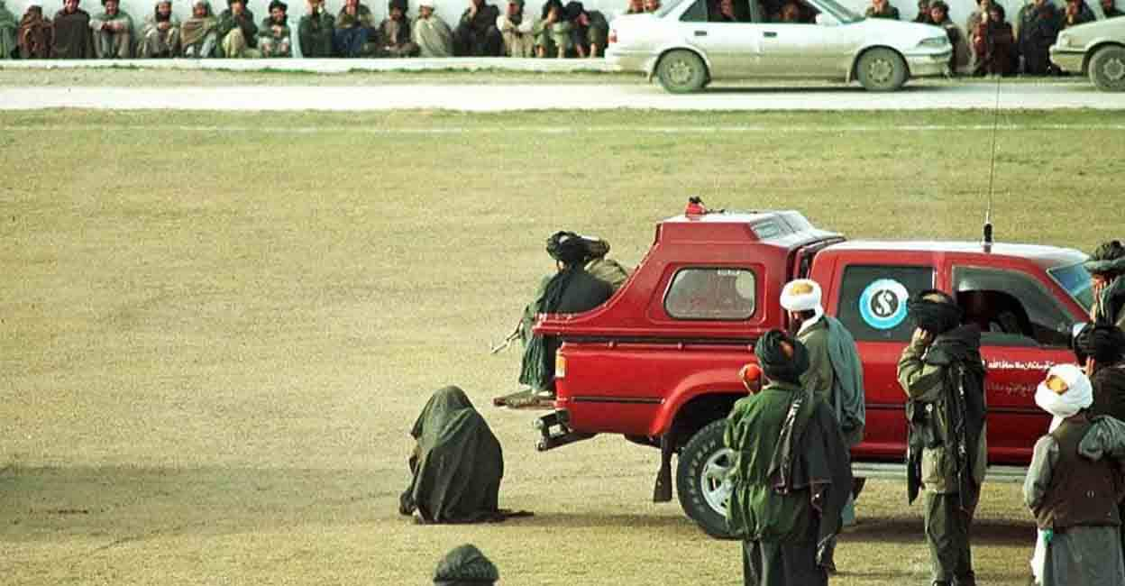 Taliban Executes 2 Murder Convicts in Public Spectacle at Afghan Football Stadium